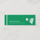 Suche nach badminton visitenkarten Spieler