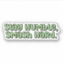 Suche nach das hart ist aufkleber Typografie