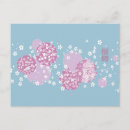 Suche nach blumen im frühling postkarten Sakura