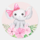 Suche nach rosa babyparty aufkleber Elefant