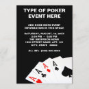 Suche nach poker einladungen Asse