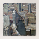 Suche nach chicago river puzzle Wolkenkratzer