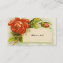 Suche nach vintage rote rosen visitenkarten Blumenreich