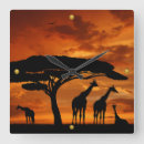 Suche nach african wanduhren Giraffe