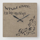 Suche nach always late wanduhren Who cares