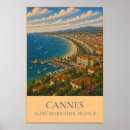 Suche nach cannes vintage poster Französische riviera