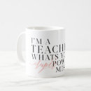 Suche nach was ihr superpower ist tassen Teacher