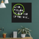 Suche nach leadership poster Lustig