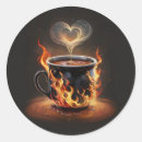 Suche nach heißer kaffee aufkleber Herz
