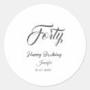 Suche nach 40 geburtstag aufkleber 10 20 30 40