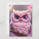 Suche nach rosa eulen karten Niedliche eule