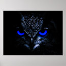 Suche nach blaue eule kunst poster Tiere