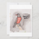 Suche nach rotkehlchen einladungen Aquarell