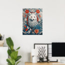 Suche nach arktischer fuchs poster Vintage