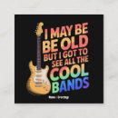 Suche nach bands visitenkarten Retro