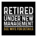 Suche nach management poster Im ruhestand
