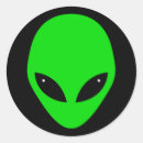 Suche nach grünes alien aufkleber Scifi