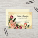 Suche nach vintage rote rosen visitenkarten Hochzeitsplaner