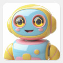 Suche nach niedliche roboter aufkleber Science fiction