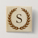 Suche nach buchstabe s buttons Monogramm