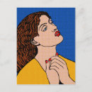 Suche nach popart postkarten Frau