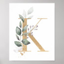 Suche nach buchstabe k poster Elegant