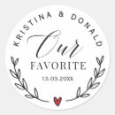 Suche nach unsere hochzeit aufkleber Unser favorit