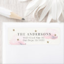 Suche nach mädchen babyparty rücksende aufkleber Aquarell