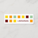 Suche nach bibliothekare visitenkarten Teacher