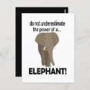 Suche nach lustiger elefant postkarten Tierwelt