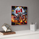 Suche nach motorradfahrer wanduhren Chopper