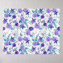 Suche nach vintager blumenstrauß poster Lila