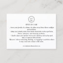 Suche nach handgemachter schmuck visitenkarten Customer