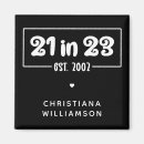 Suche nach 21 geburtstag magnete Einundzwanzig