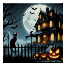 Suche nach katze und vollmond poster Fledermäuse