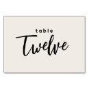 Suche nach zwölf tischkarten Hochzeitstischnummern