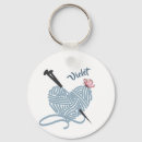 Suche nach stricknadeln schlüsselanhänger Garnkugel