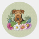 Suche nach airedale terrier aufkleber Hund