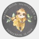 Suche nach sloth aufkleber Babyparty