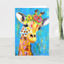 Suche nach bau kleine grußkarten Giraffenkarte