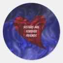 Suche nach schwestern für immer aufkleber Liebe