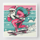 Suche nach weihnachtsmann wanduhren Schnee