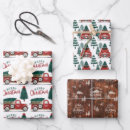 Suche nach vintager bauernhof geschenkpapier Roter lkw