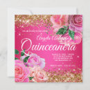 Suche nach rosa glitter einladungen Quinceanera