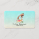 Suche nach giraffe visitenkarten Aquarell