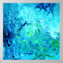 Suche nach meerjungfrauen poster Blau