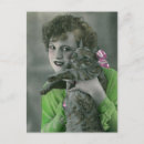 Suche nach mädchen mit katze postkarten Katzen