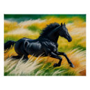 Suche nach schwarzes pferd poster Pferdekunst