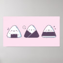 Suche nach onigiri poster Kawaii