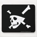 Suche nach piratenflagge mousepads Totenkopf mit gekreuzter knochen
